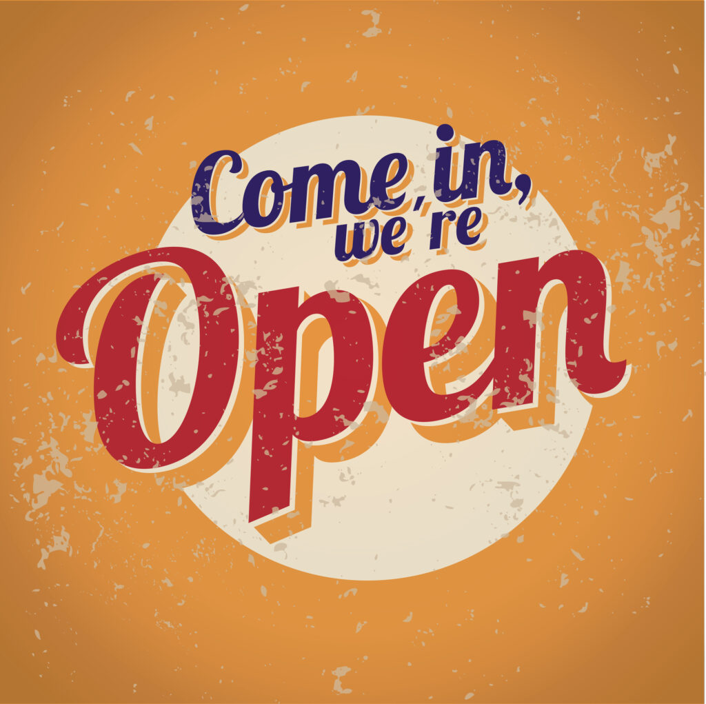 We’re open for business! – JC Hay
